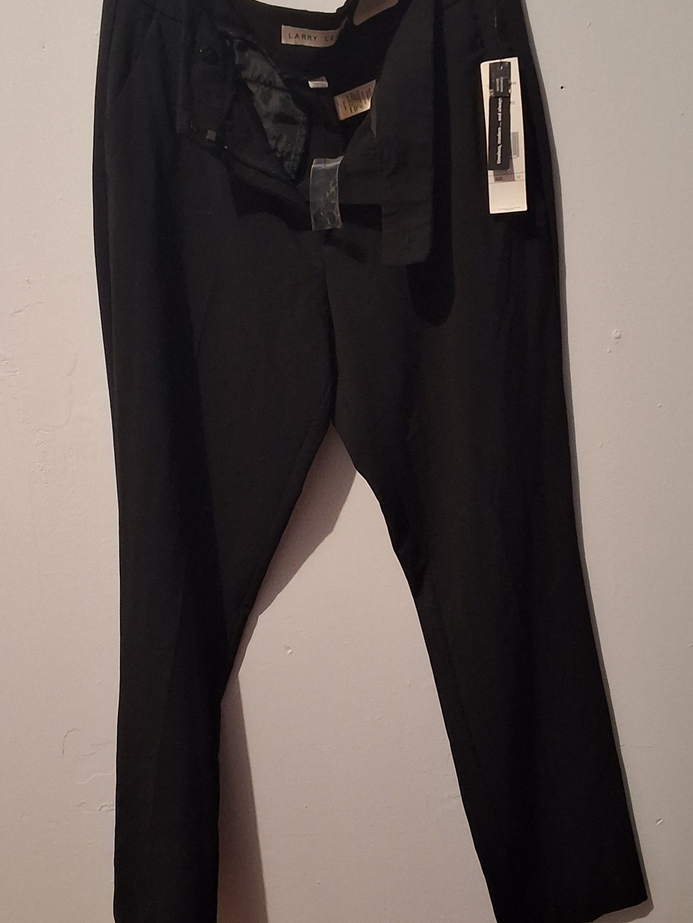 Larry Levine Black Womens Dress Pants